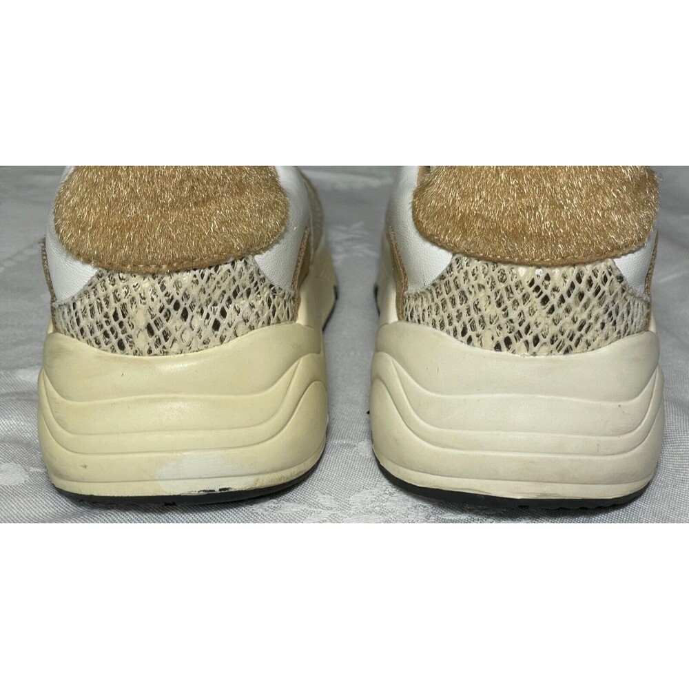 Oasis Society Size 6 Leopard Cheetah Beige Fur Women’s Sneaker w/ Original Laces - Picture 4 of 12